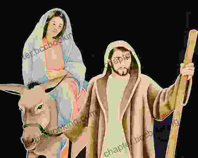 A Beautiful Illustration Of Mary And Joseph Traveling To Bethlehem The Beginner S Bible The Very First Christmas