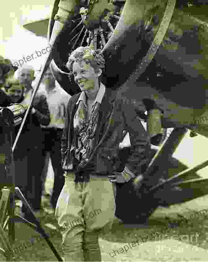 A Black And White Photograph Of Amelia Earhart Standing Beside Her Airplane, Gazing Out At The Horizon. Explorers: Amazing Tales Of The World S Greatest Adventurers