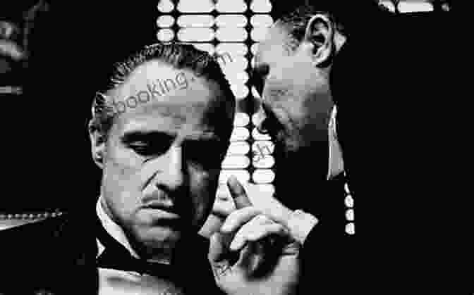 A Black And White Photograph Of Marlon Brando In Character As Vito Corleone In 'The Godfather' Hollywood Hellraisers: The Wild Lives And Fast Times Of Marlon Brando Dennis Hopper Warren Beatty And Jack Nicholson