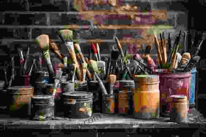 A Neatly Arranged Collection Of Brushes, Paints, Canvases, And Other Essential Materials For Plein Air And Studio Painting Landscape Painting: Essential Concepts And Techniques For Plein Air And Studio Practice
