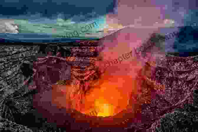 A Panoramic View Of The Masaya Volcano In Nicaragua Erupting At Night. My Adventures Around The World: Central America: Summer 2024