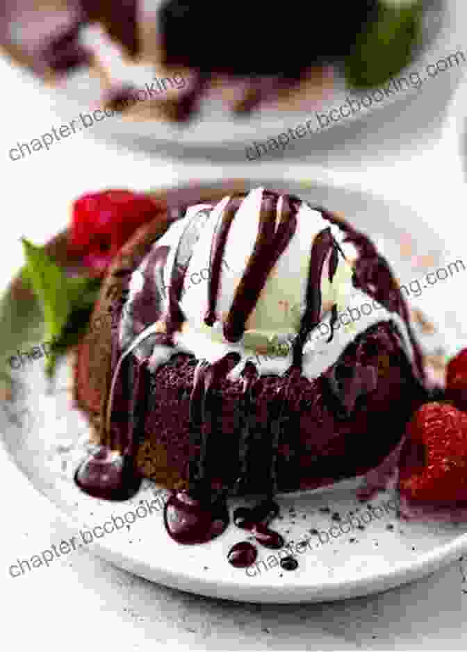 A Rich And Decadent Chocolate Lava Cake Oozing With A Molten Chocolate Center. The Super Easy Baking Cookbook For Two People: +50 Baking Recipes For Sweet And Savory Treats