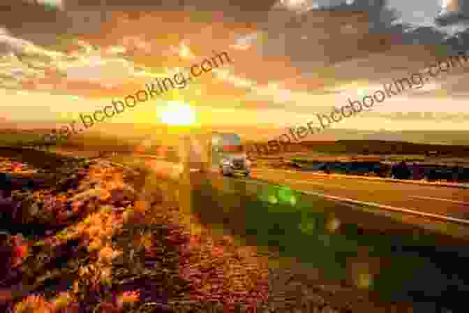 A Semi Truck Driving Down A Scenic Highway At Sunset Becoming A Truck Driver: The Raw Truth About Truck Driving