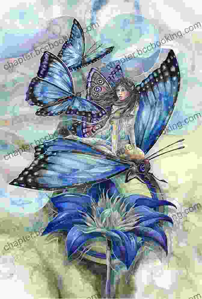A Vibrant Fairy Illustration Showcasing Intricate Wing Details And Flowing Hair Drawing Fairies Peter Gray