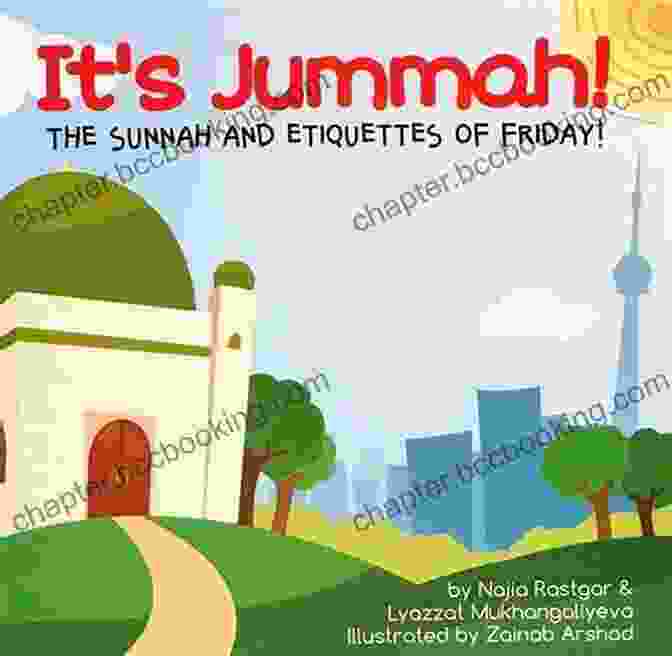 An Illustration From 'Abc Jummah Story' Shows Children Preparing For Jummah Prayers. ABC Jummah Story Mrs Hashimi