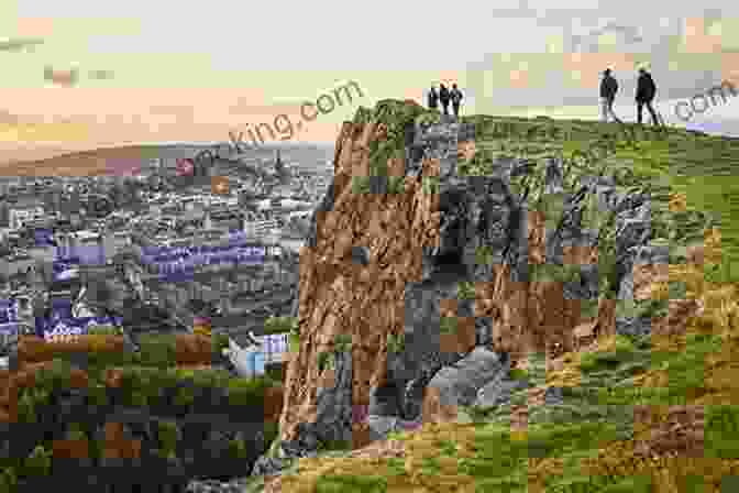 An Illustration Of Arthur's Seat, A Prominent Hill In Edinburgh's City Center, Offering Breathtaking Views Edinburgh (Illustrations) Tom Geng