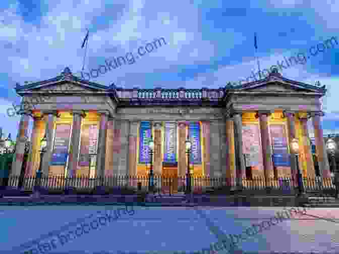 An Illustration Of The National Gallery Of Scotland, A Prominent Art Museum In Edinburgh, Showcasing A Collection Of Historical And Contemporary Artworks Edinburgh (Illustrations) Tom Geng
