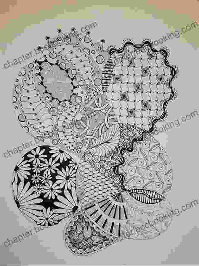 An Intricate Zendoodle Pattern Filled With Detailed Designs And Elements Drawing: The Complete Guide To Drawing Sketching Zendoodle More (Sketching Pencil Drawing Drawing Patterns)