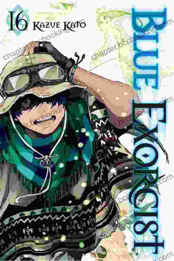 Blue Exorcist Vol 16 Cover Featuring Rin Okumura, A Young Man With Blue Flames Around His Head And Body Blue Exorcist Vol 16 Mike Ryan