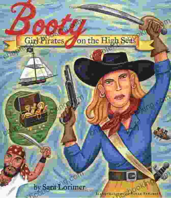Booty Hunters Book Cover Featuring A Pirate Ship On The High Seas Booty Hunters: A Pirate S Life