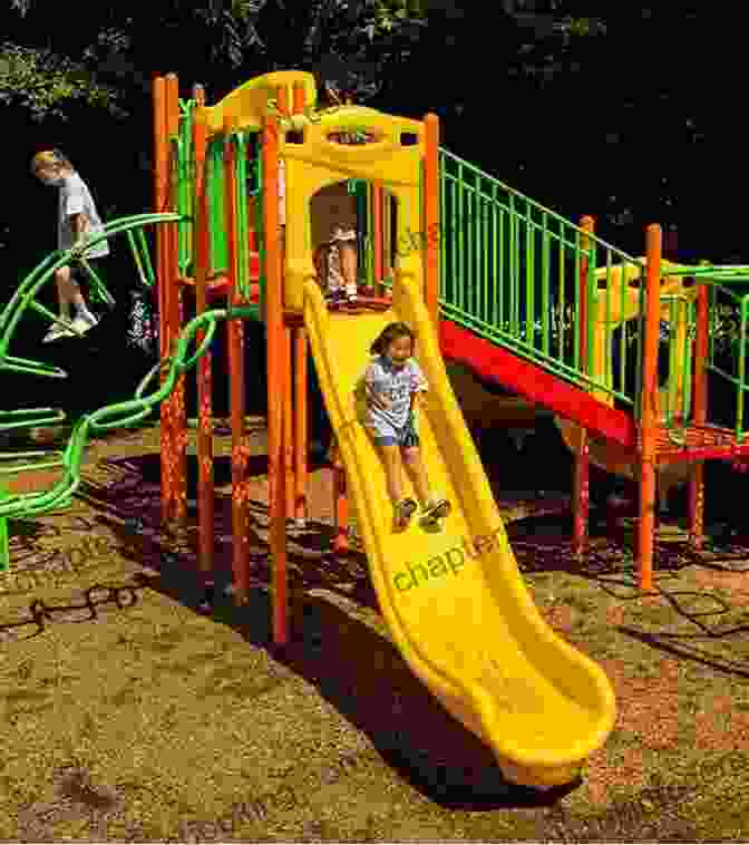 Children Playing On A Playground Slide MOM DAD I WANT TO EXPLAIN TO YOU BECAUSE I FEEL SO HAPPY: I WENT TO THE PARK WITH MY FRIENDS