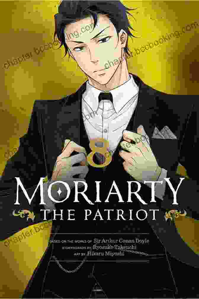 Cover Of Moriarty The Patriot Vol. 1 Featuring William James Moriarty Standing In A Dimly Lit Room, His Eyes Piercing Through The Shadows. Moriarty The Patriot Vol 1 Ryosuke Takeuchi