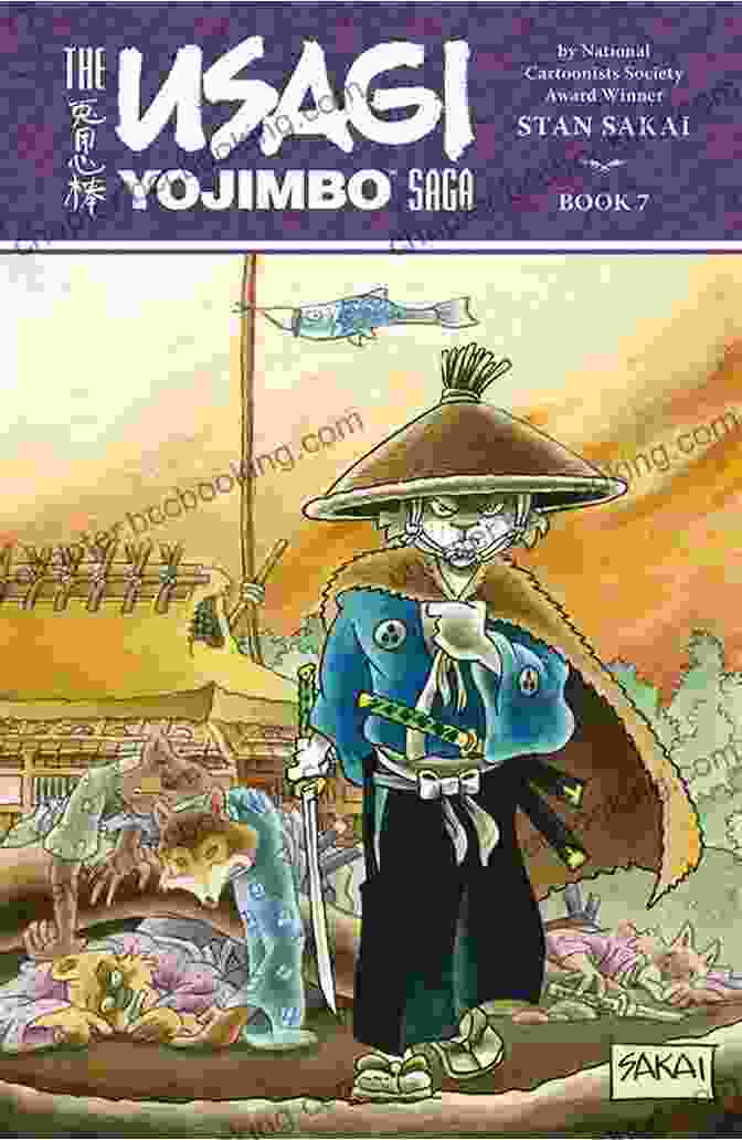 Cover Of 'Usagi Yojimbo Saga Volume' Graphic Novel Featuring Miyamoto Usagi, A Ronin Rabbit, Standing With A Sword In Feudal Japan Usagi Yojimbo Saga Volume 8 Stan Sakai