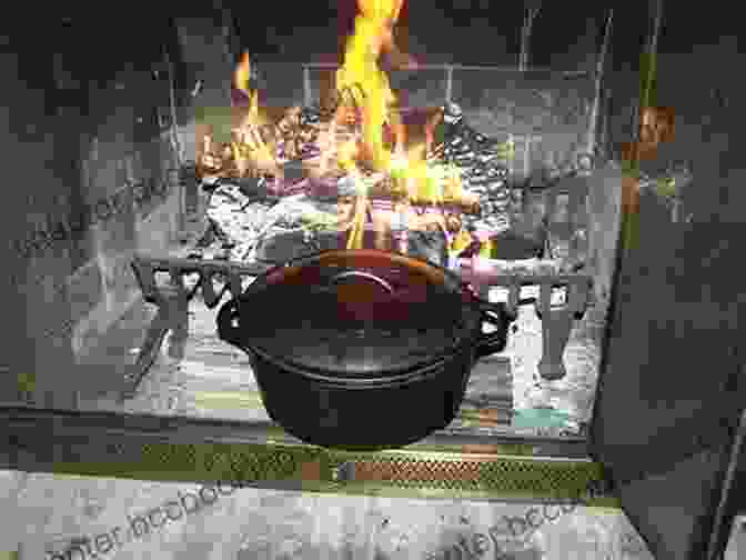 Cozy Hearth With Cast Iron Pot And Herbs Hearthside Cooking: Early American Southern Cuisine Updated For Today S Hearth And Cookstove