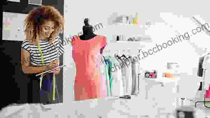 Fashion Designer Working On A Dress Textiles (2 Downloads) Sara B Marcketti