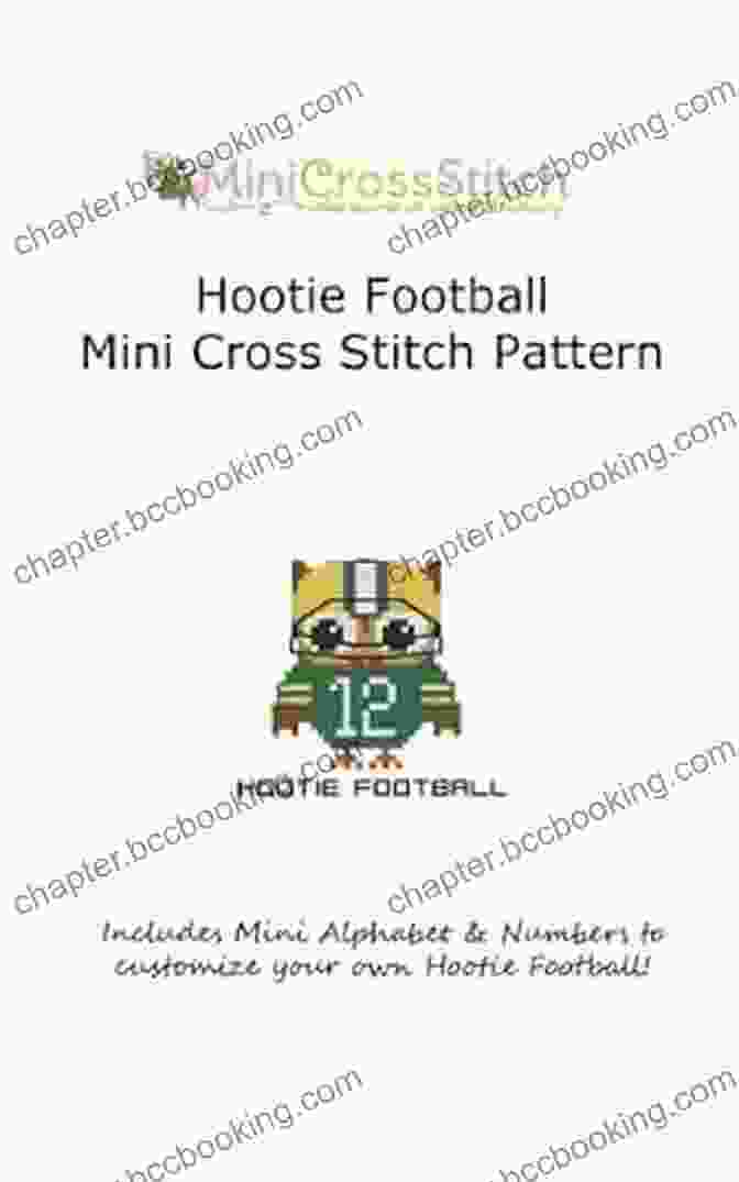 Hootie The Football Mini Cross Stitch Pattern Hootie Football Mini Cross Stitch Pattern