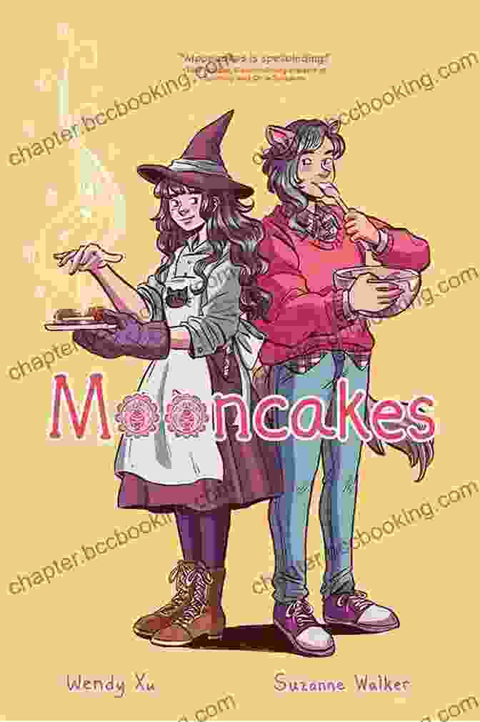 Intricate Cover Art Of Mooncakes Graphic Novel Featuring Two Women In Traditional Chinese Attire Surrounded By Magical Creatures And Celestial Bodies. Mooncakes Suzanne Walker