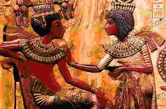 King Tut And His Wife, Ankhesenamun King Tut A Pictorial Journey For Students