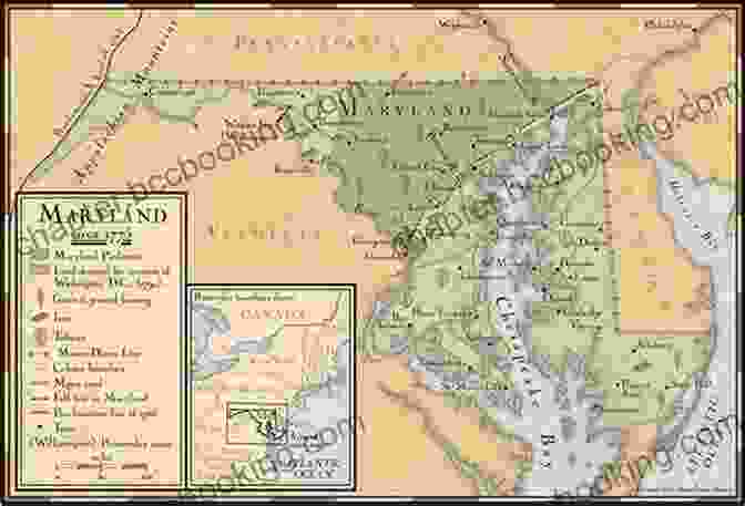 Map Of The Maryland Colony Exploring The Maryland Colony (Exploring The 13 Colonies)
