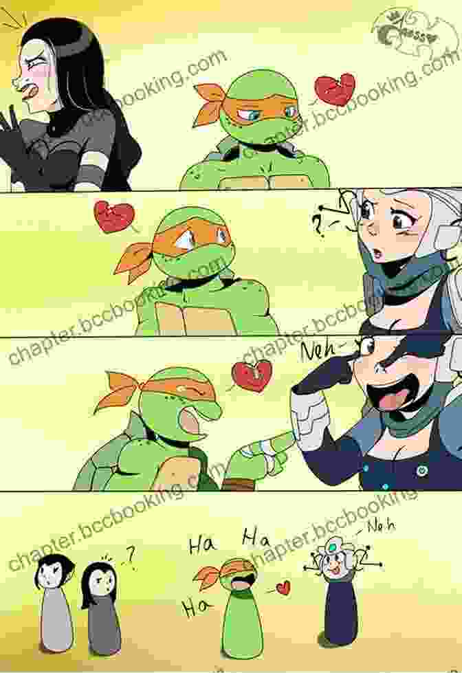 Mikey And Gen Sharing A Laugh Usagi Yojimbo/Teenage Mutant Ninja Turtles: The Complete Collection