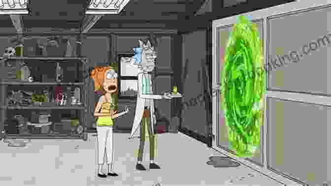 Rick And Morty Using The Portal Gun Rick And Morty Of Gadgets And Inventions