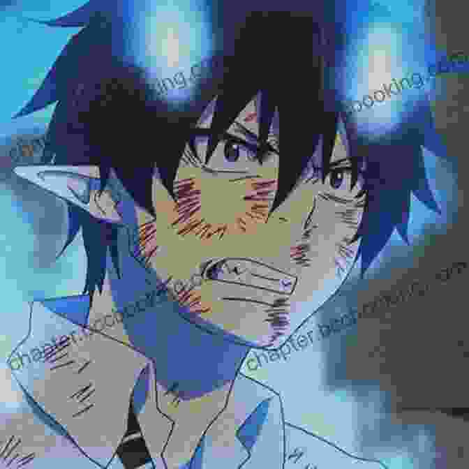 Rin Okumura, A Fiery Blue Haired Exorcist With A Demonic Tail Blue Exorcist Vol 12 Michele Welton