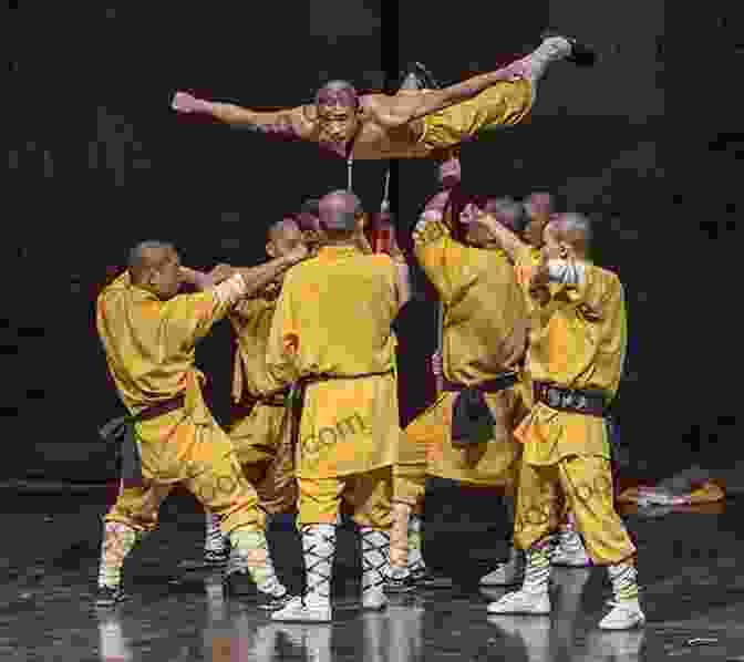 Shaolin Monks Practicing Kung Fu In A Majestic Temple Power Of Shaolin Kung Fu: Harness The Speed And Devastating Force Of Southern Shaolin Jow Ga Kung Fu Downloadable Material Included
