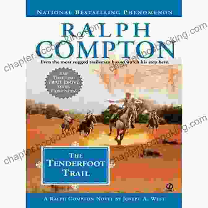 Tenderfoot Trail Book Cover Featuring A Man On Horseback Amidst A Rugged Landscape Tenderfoot Trail Michael Giorgione