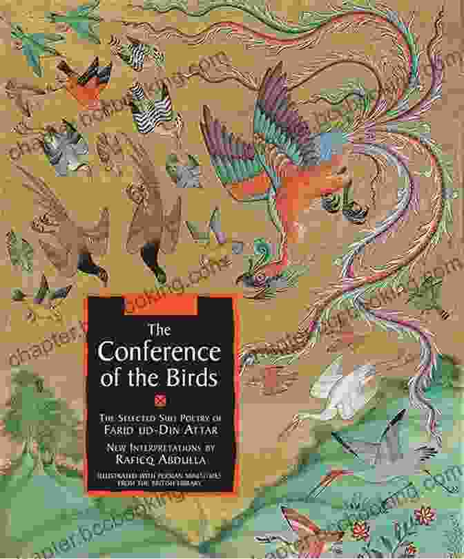 The Conference Of The Birds Book Cover Featuring A Flock Of Birds Flying In A Swirling Pattern The Conference Of The Birds (Miss Peregrine S Peculiar Children 5)