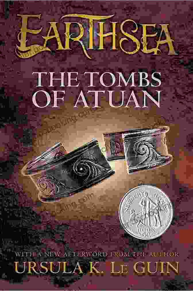 The Tombs Of Atuan Book Cover, Depicting Tenar Standing Amidst Ancient Ruins The Tombs Of Atuan (The Earthsea Cycle 2)
