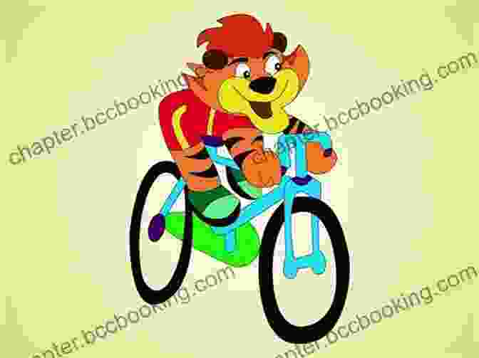 Tommy Tiger Riding His New Bike With A Big Smile On His Face For Kids: Tommy Tiger And The New Bike: Illustration (Ages 3 8) Short Stories For Kids Kids Bedtime Stories For Kids Children Early Readers