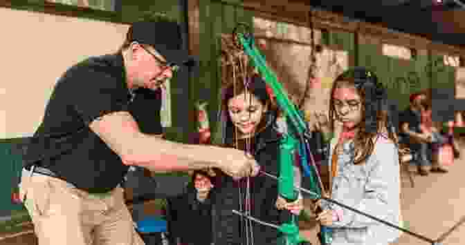 Tommy Tiger Trying Archery With Instructor For Kids: Tommy Tiger Camp Adventure: Illustration (Ages 3 8) Short Stories For Kids Kids Bedtime Stories For Kids Children Early Readers