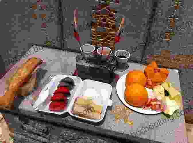 Traditional Offerings Prepared For The Qingming Festival, Including Pastries, Fruits, And Tea Food And Festivals Of China (China: The Emerging Superpower)