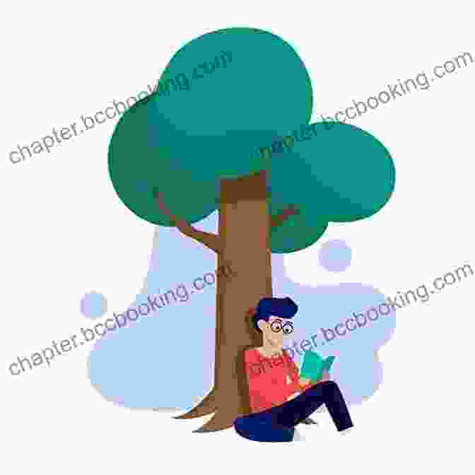 Tushar Sits Under A Tree In The Forest, Reading A Book With Rapt Attention. A BOY NAMED TUSHAR: TRUE STORIES OF AN IMMIGRANT FAMILY
