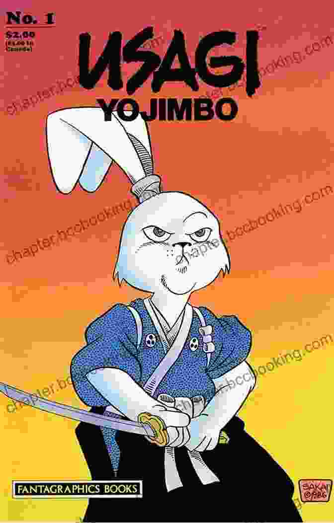 Usagi Yojimbo: Origins, Volume 1 Comic Book Cover Featuring The Samurai Rabbit, Usagi Yojimbo, Standing In A Field With His Sword Drawn Usagi Yojimbo: Origins Vol 1 (Usagi Yojimbo Color Classics)