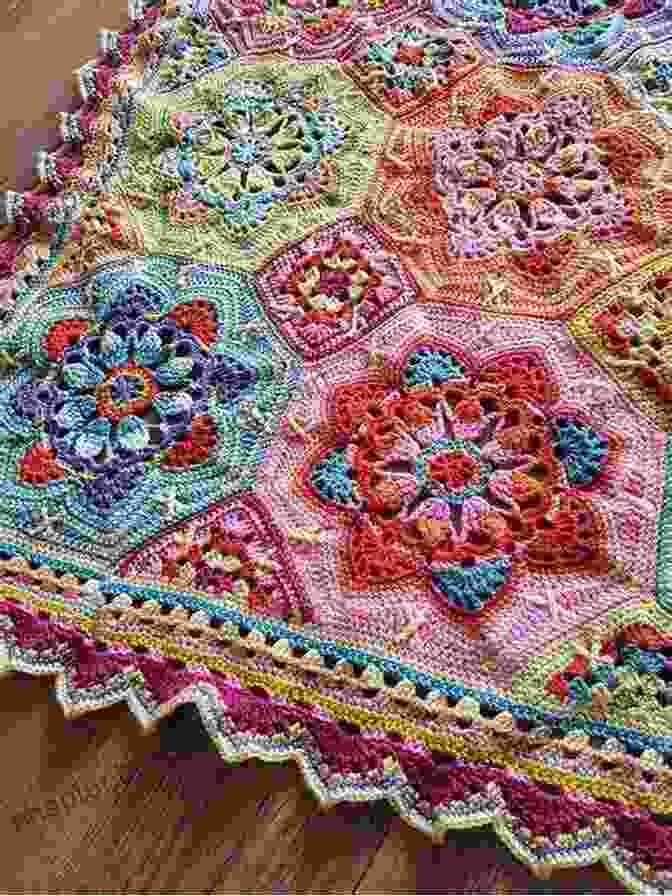 Vibrant Crochet Blanket With Intricate Patterns And Tassels The Crochet Crowd: Inspire Create Celebrate