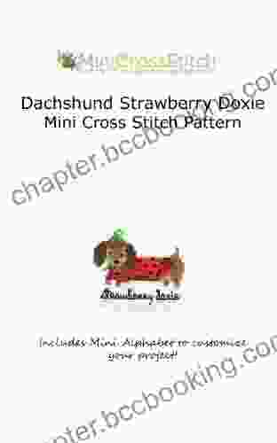Dachshund Strawberry Doxie Pinoy Stitch