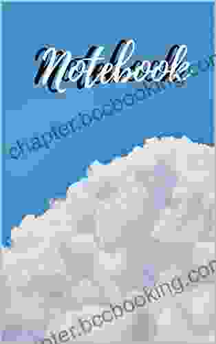 Notebook: Blue Sky And White Cloud Composition Notebook Large 6 X 9 College Ruled 110 Pages (White Papers)