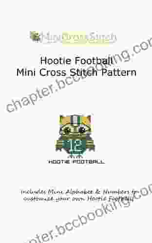 Hootie Football Mini Cross Stitch Pattern