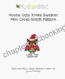 Hootie Ugly Christmas Sweater Mini Cross Stitch Pattern