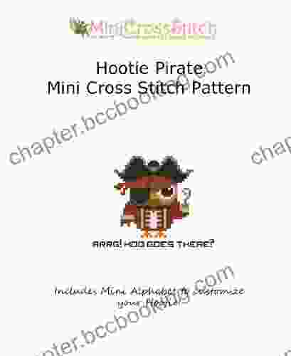 Hootie Pirate Mini Cross Stitch Pattern